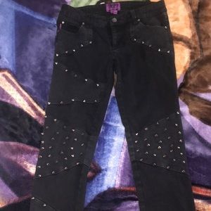 Studded jeans